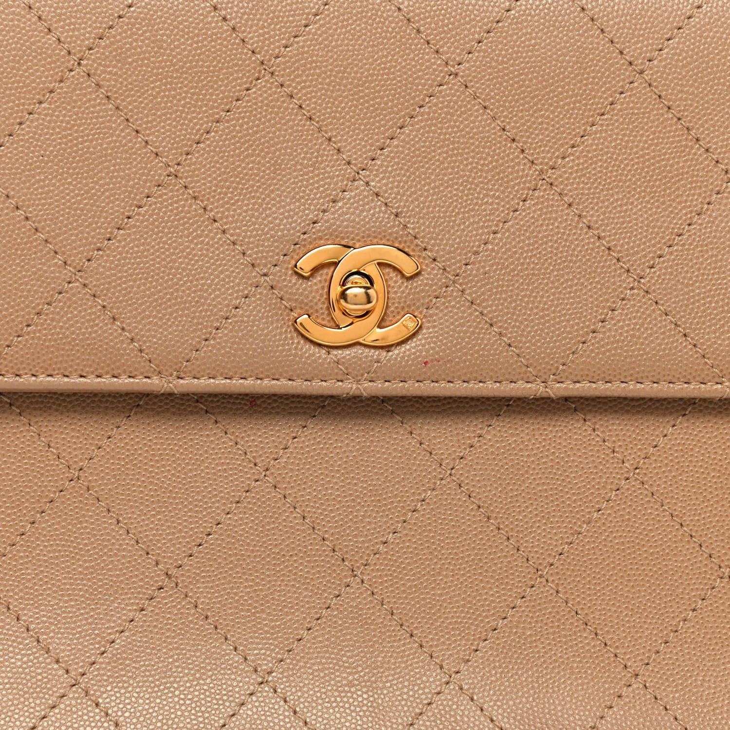 Chanel Caviar Stitched Medium Flap Beige 7 of 22