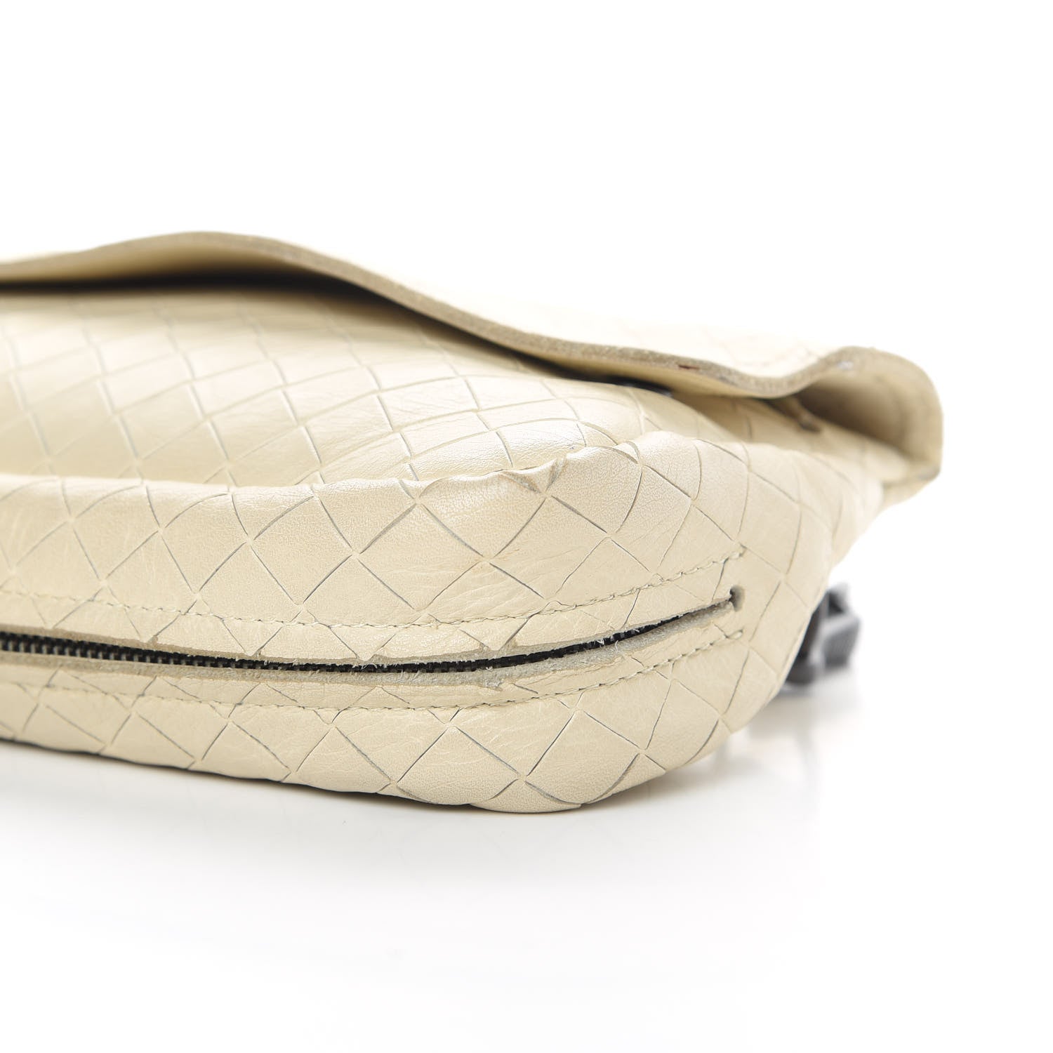 Bottega Veneta Nappa Intrecciato Mini Messenger Bag White 10 of 14