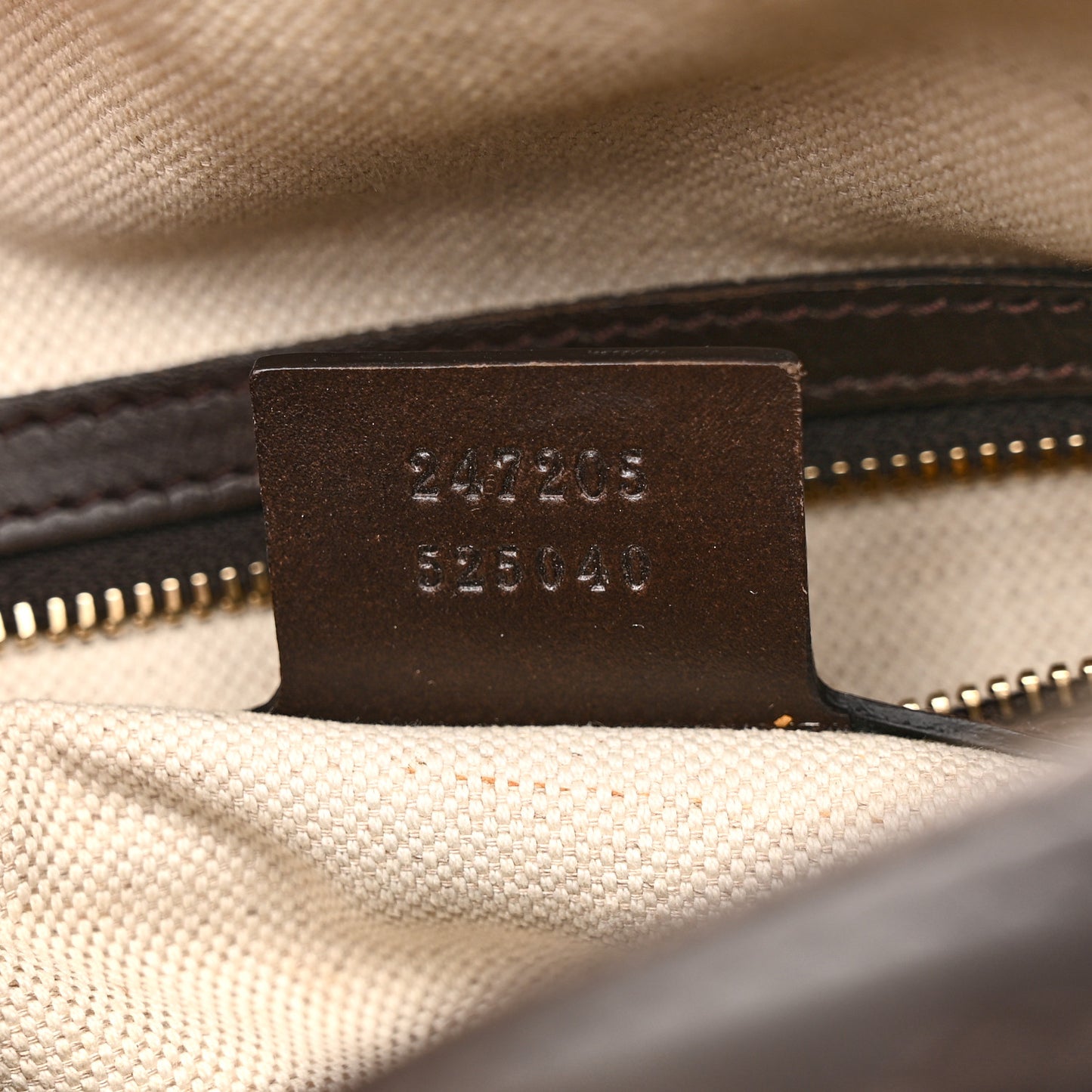 Monogram Selleria Calfskin Vintage Web Medium Boston Beige Ebony Cocoa