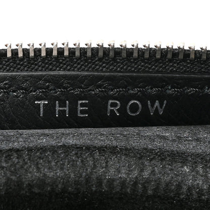 The Row Grained Calfskin Small Slouchy Banana Bag Black 7 of 10