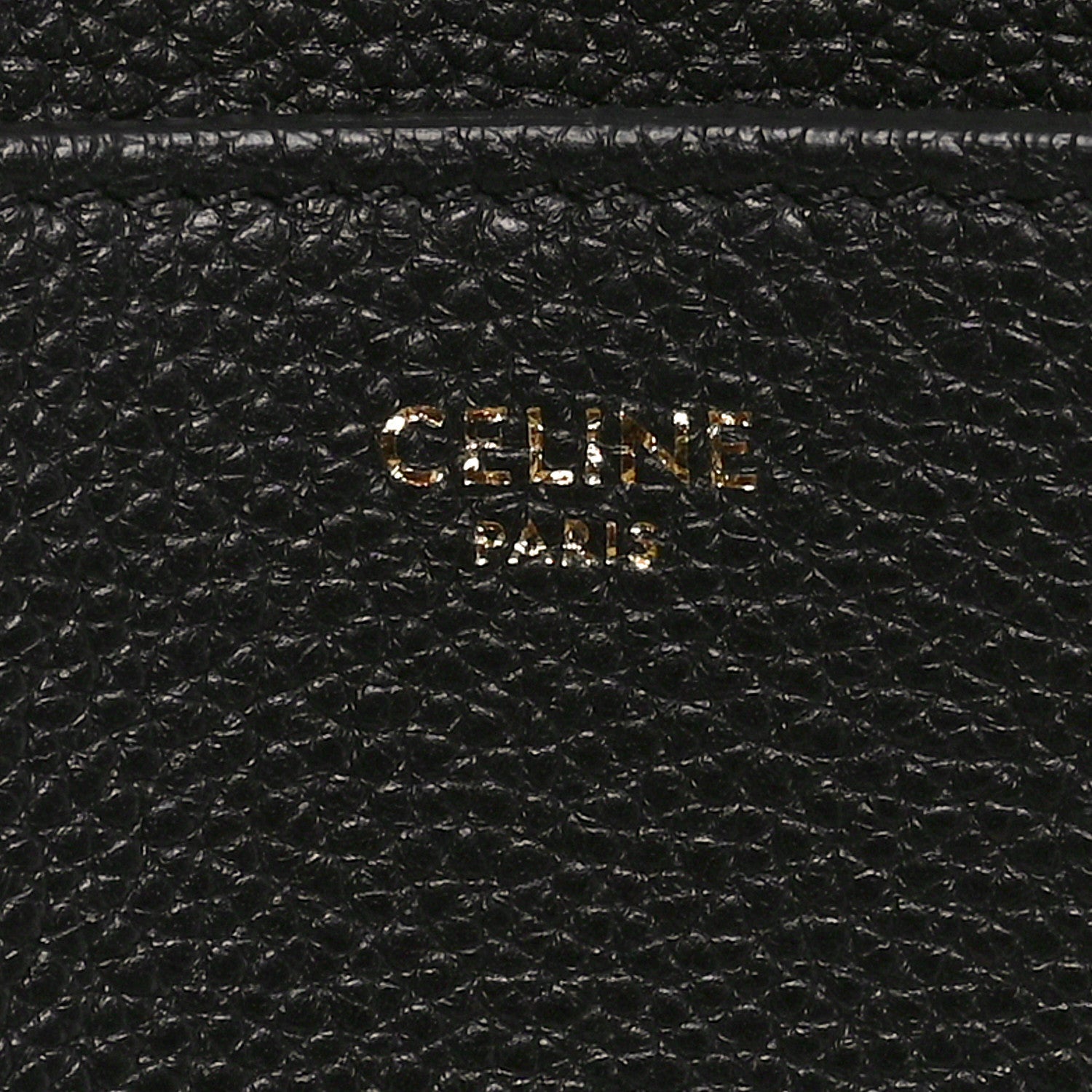 Celine Soft Grained Calfskin Sangle Bucket Bag Black 6 of 9