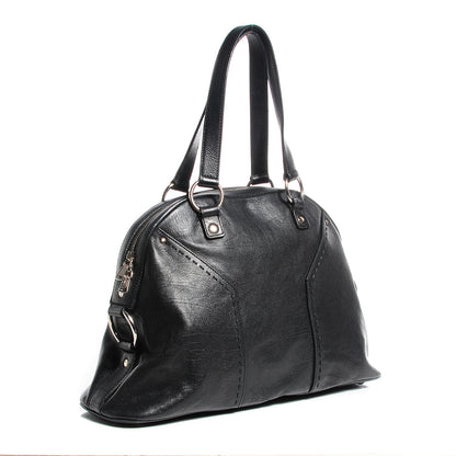 Saint Laurent Calfskin Large Muse Black 3 of 9