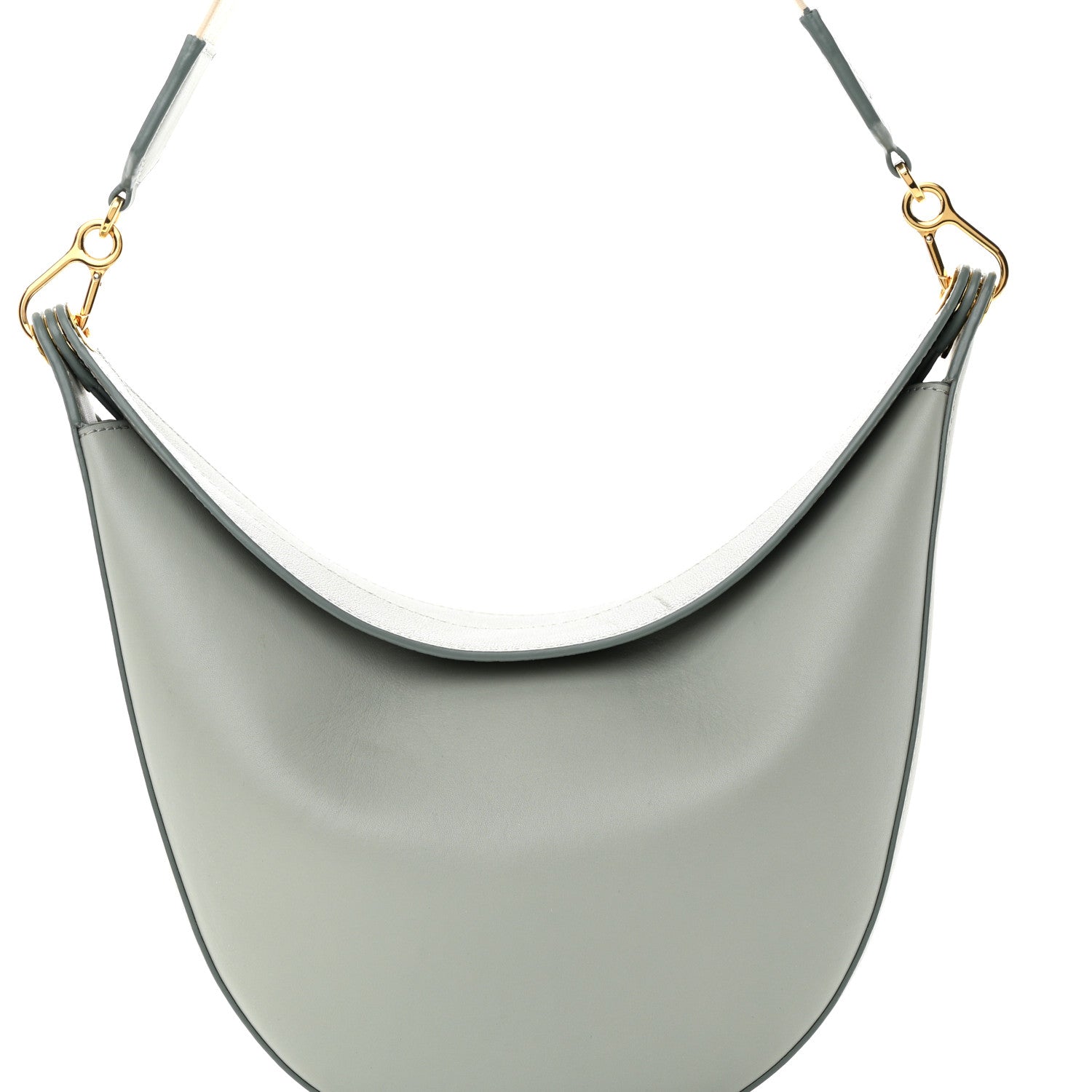 Loewe Satin Calfskin Jacquard Luna Bag Ash Grey 7 of 9