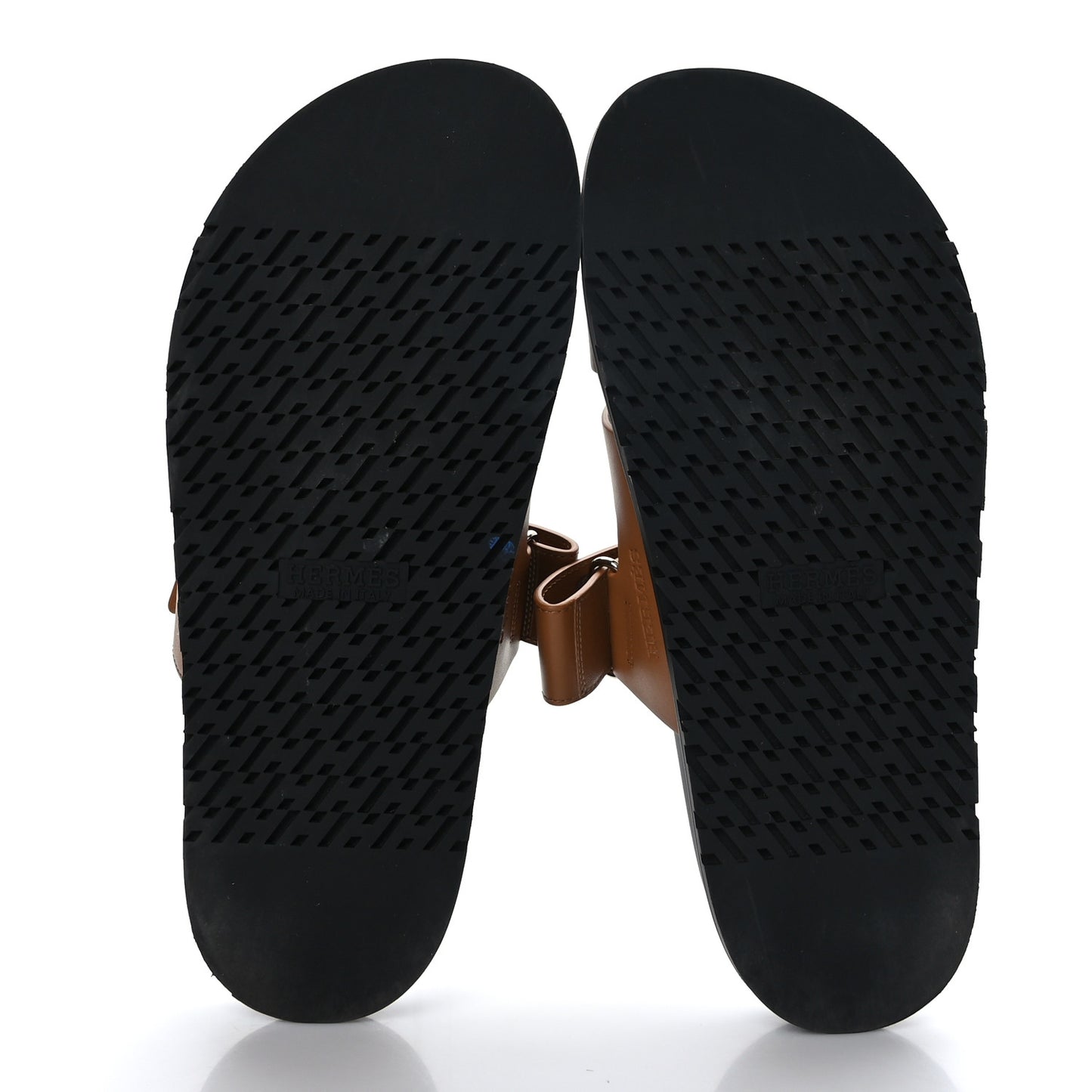 Calfskin Mens Chypre Sandals 41.5 Naturel