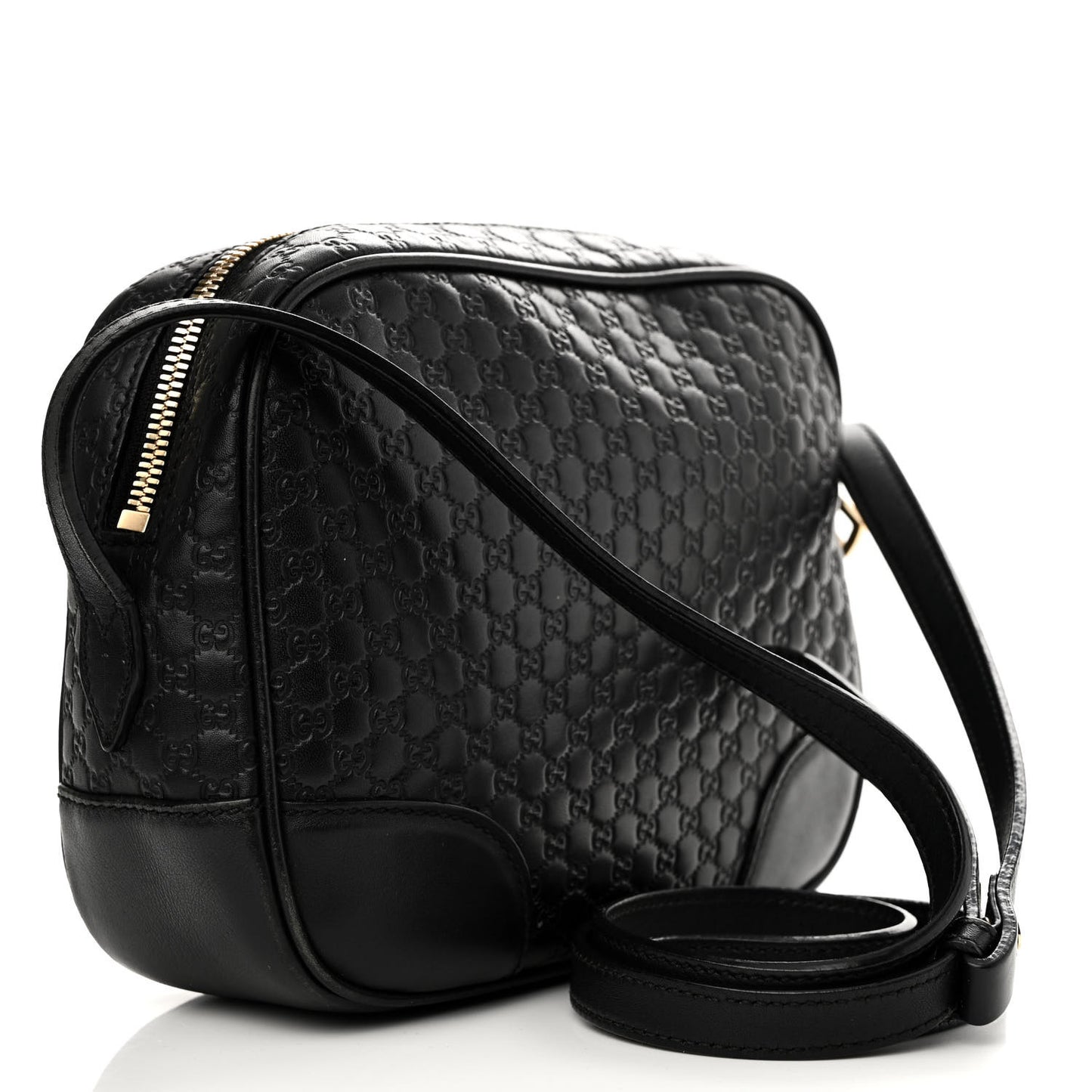 Microguccissima Mini Bree Messenger Bag Black