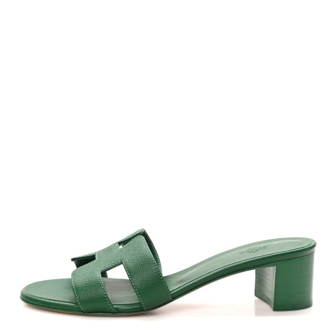 Epsom Oasis Sandals 38 Vert Cactus