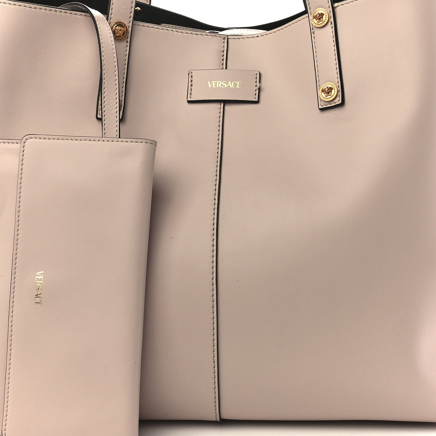 Calfskin Palazzo Tote Beige