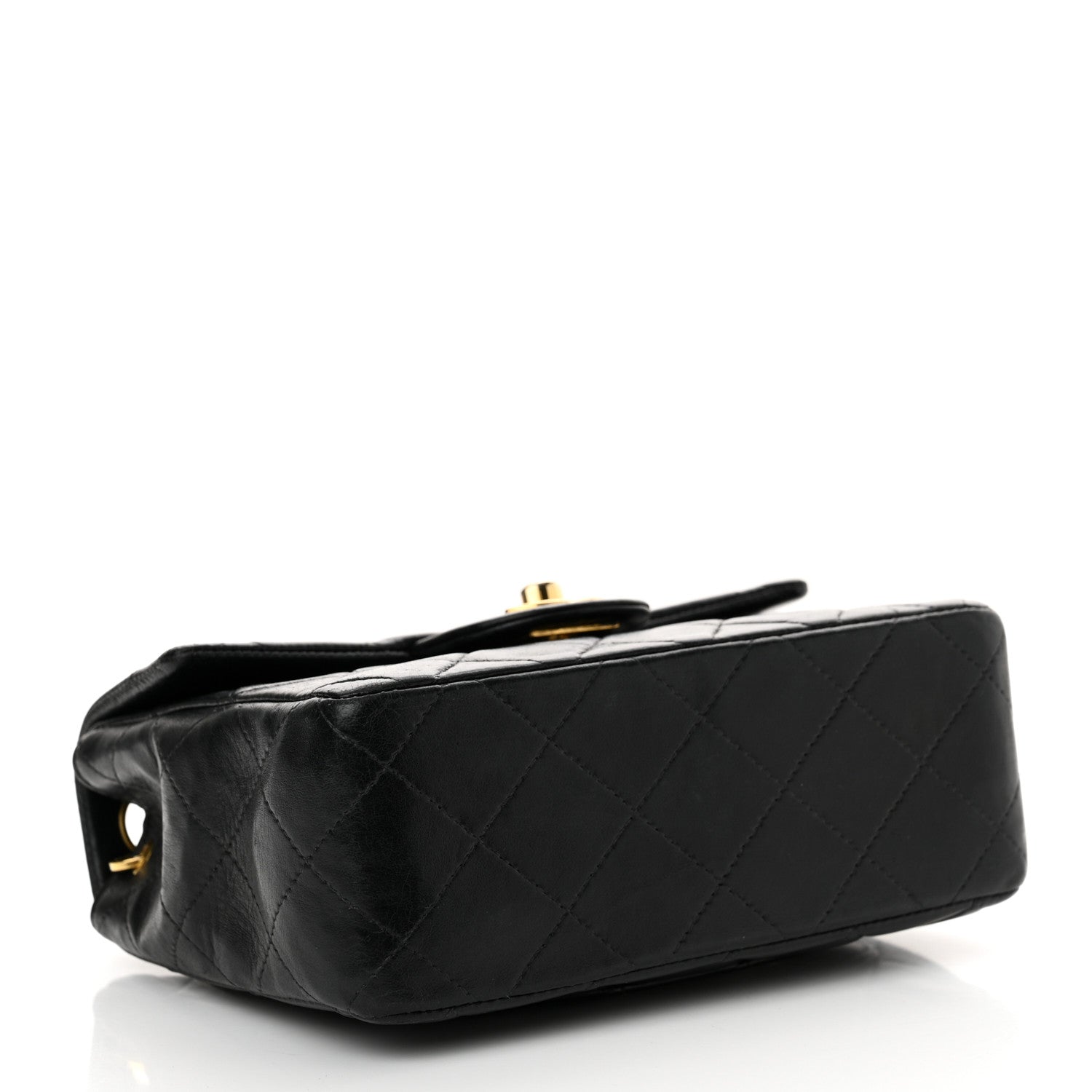 Chanel Lambskin Quilted Mini Square Flap Black 4 of 13