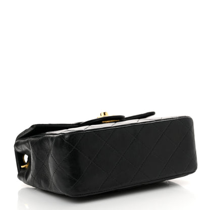 Chanel Lambskin Quilted Mini Square Flap Black 4 of 13