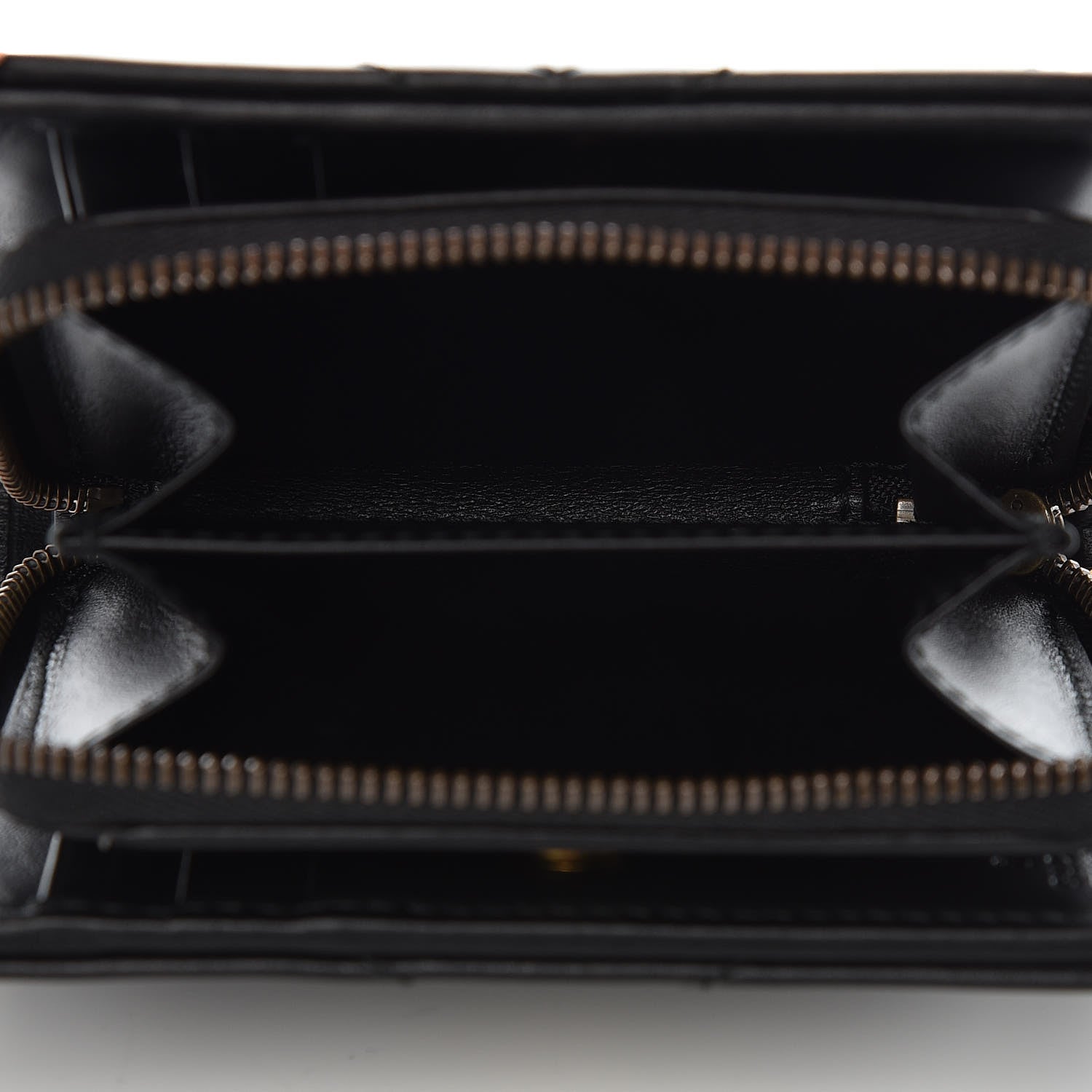 Gucci Calfskin Matelasse GG Marmont ID Card Case Wallet Black 7 of 11