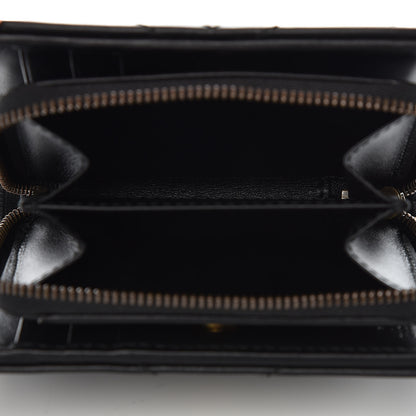 Gucci Calfskin Matelasse GG Marmont ID Card Case Wallet Black 7 of 11