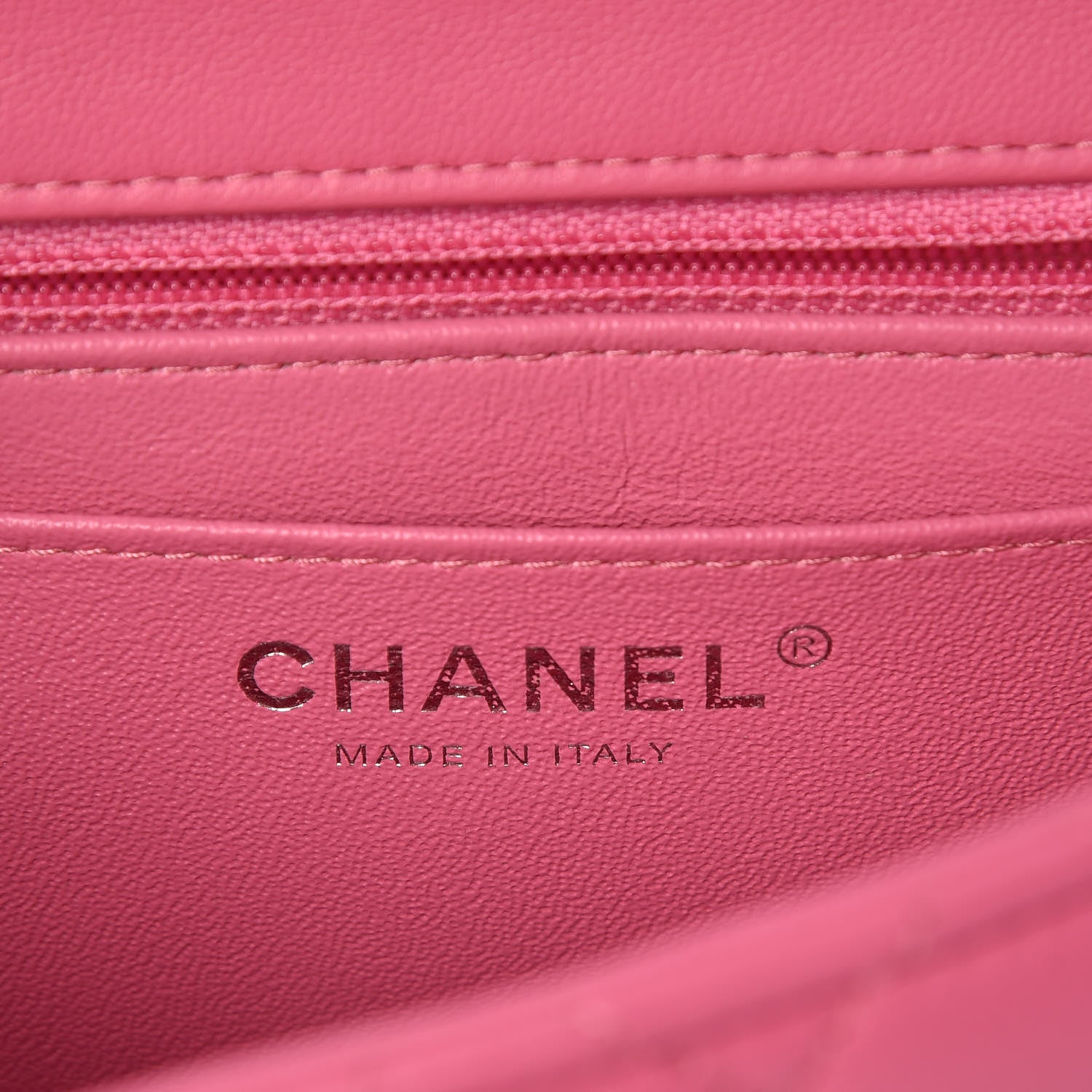 Chanel Lambskin Quilted Mini Square Flap Pink 6 of 10
