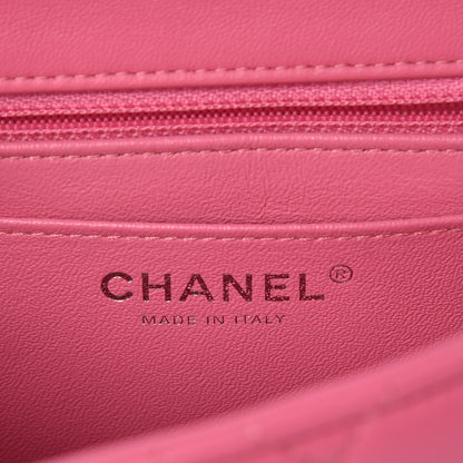 Chanel Lambskin Quilted Mini Square Flap Pink 6 of 10