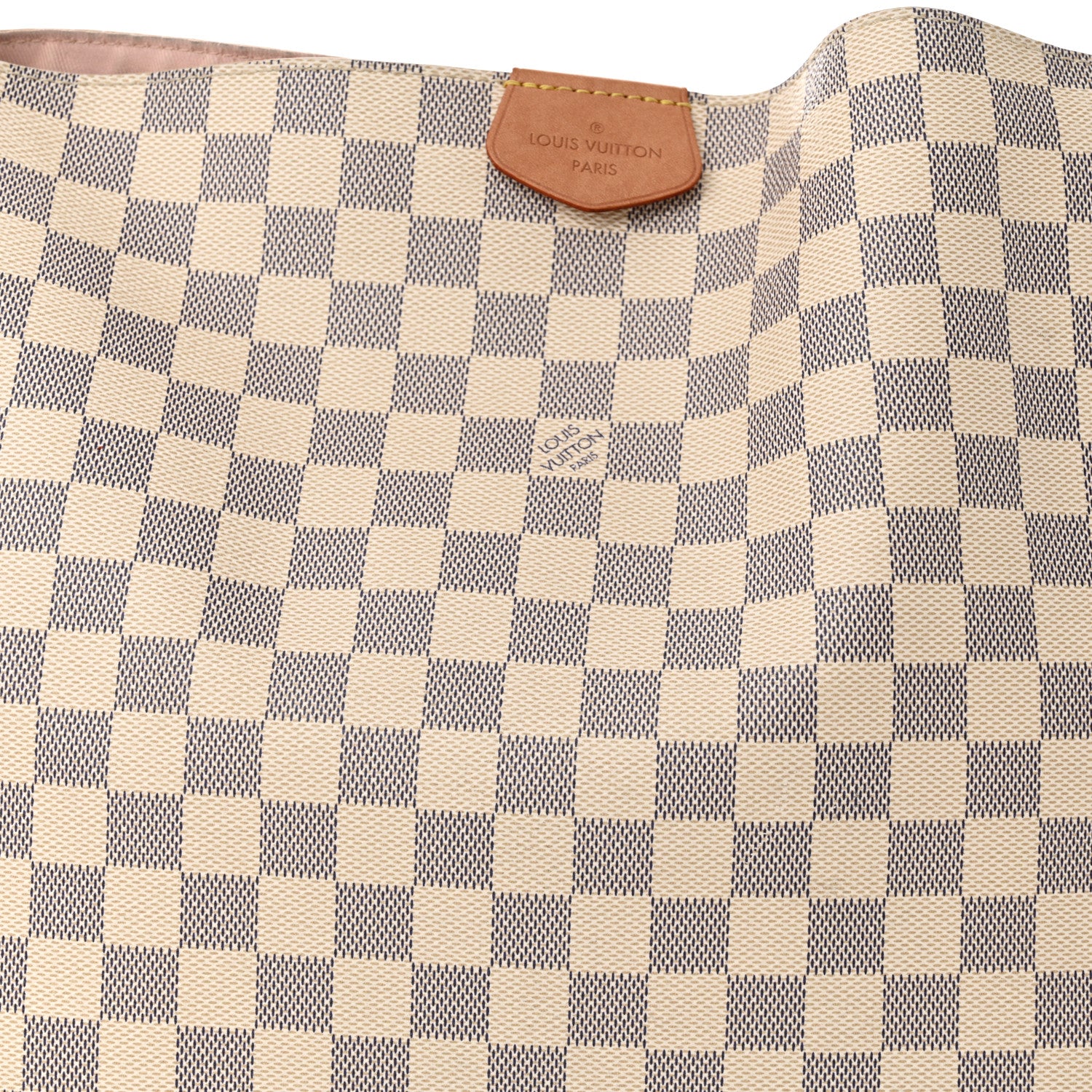 Louis Vuitton Damier Azur Graceful MM Rose Ballerine 7 of 11