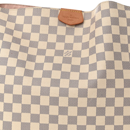 Louis Vuitton Damier Azur Graceful MM Rose Ballerine 7 of 11