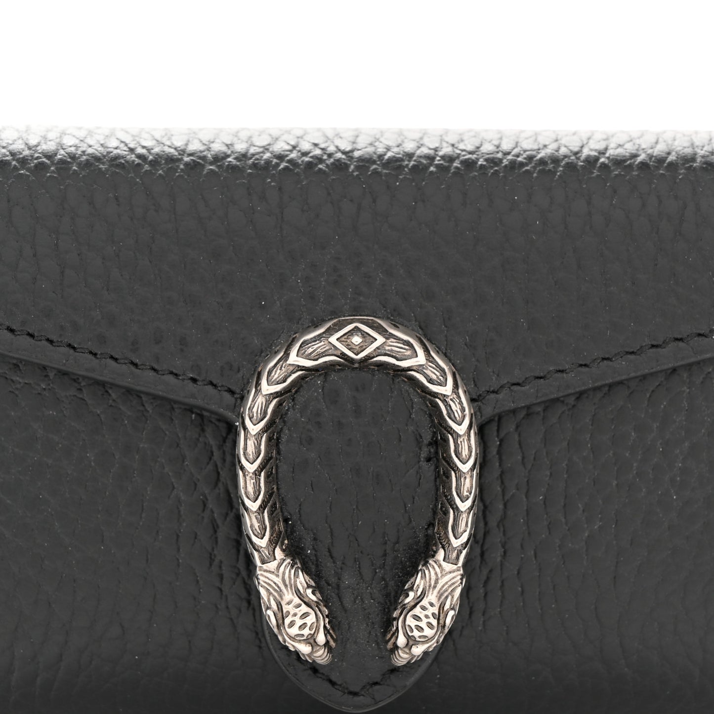 Calfskin Dionysus Coin Purse Black