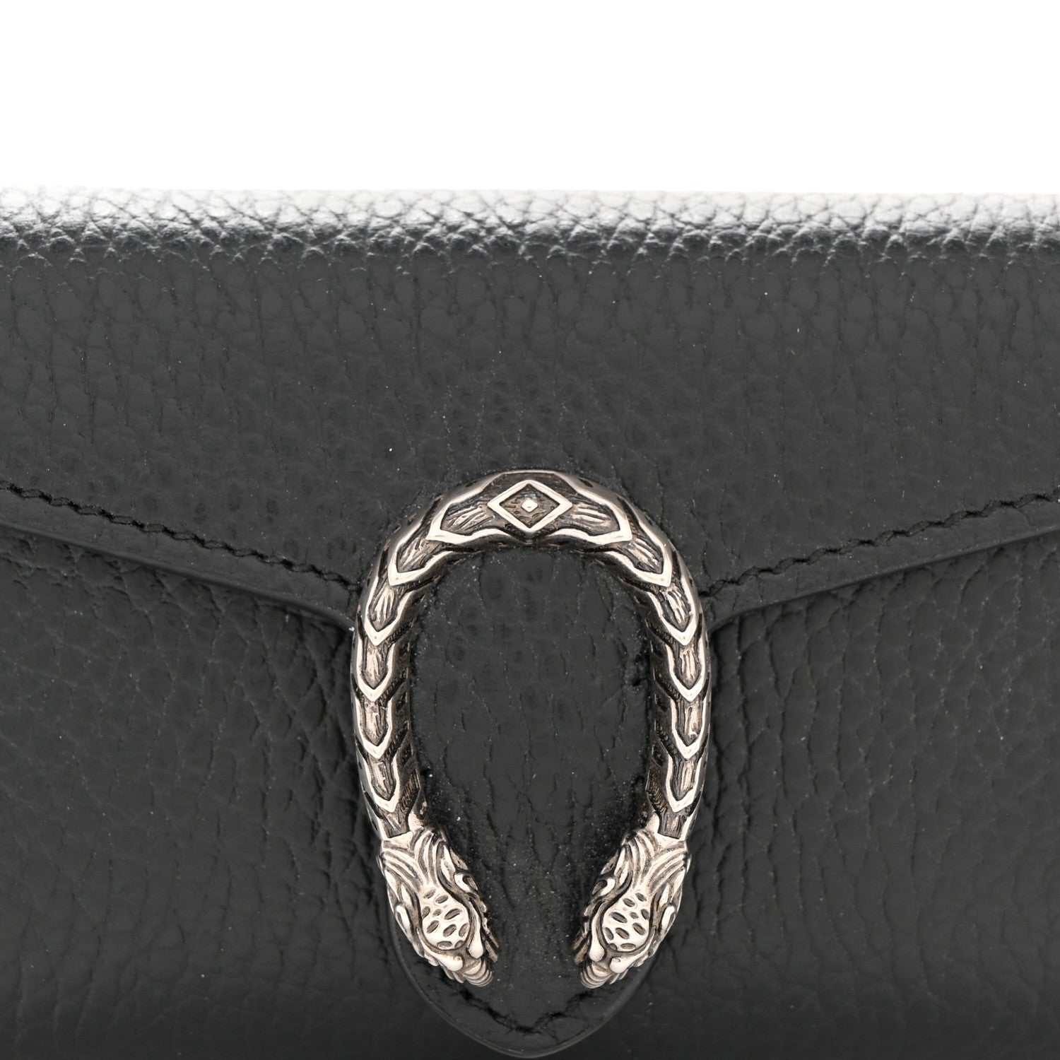 Gucci Calfskin Dionysus Coin Purse Black 7 of 11