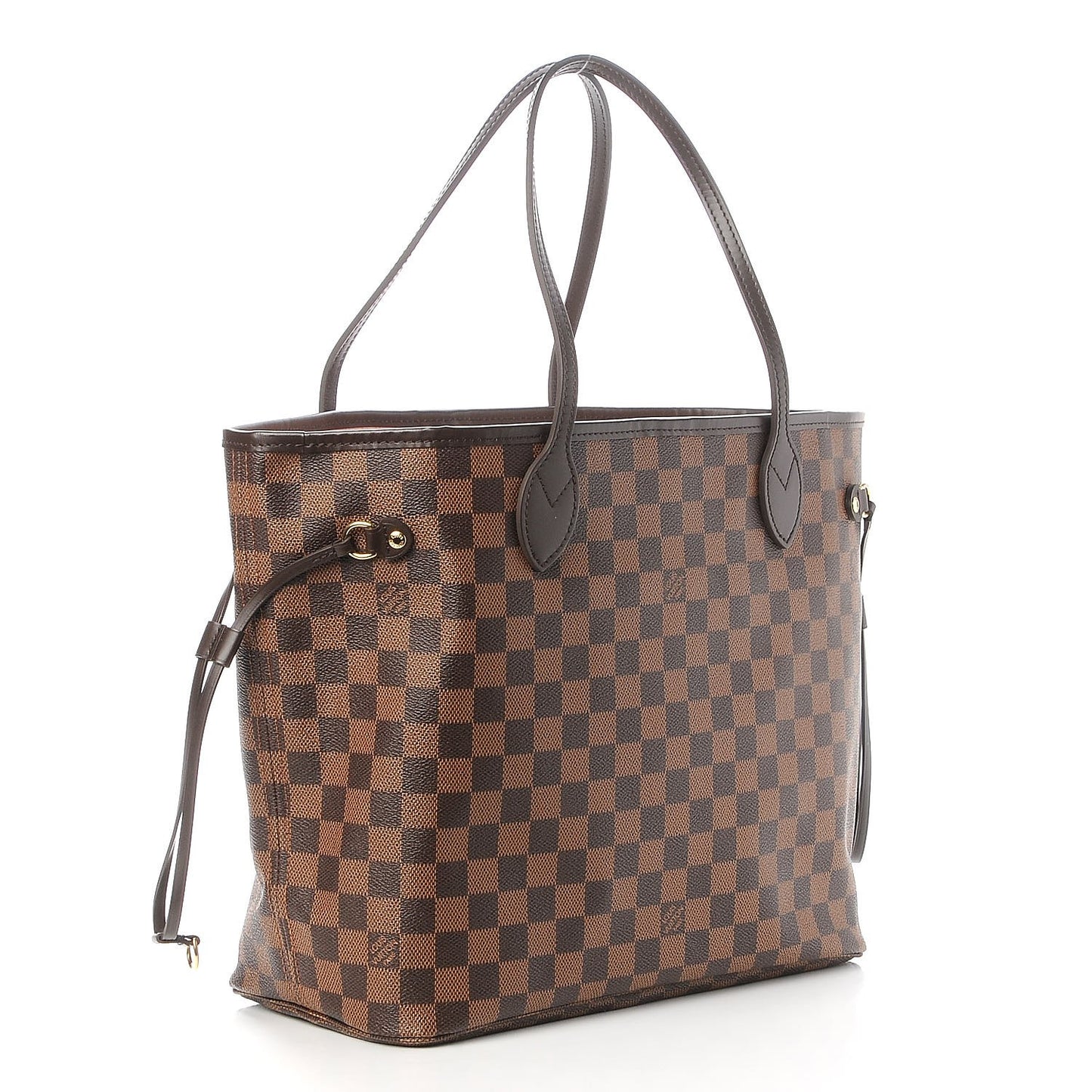 Damier Ebene Neo Neverfull MM Rose Ballerine