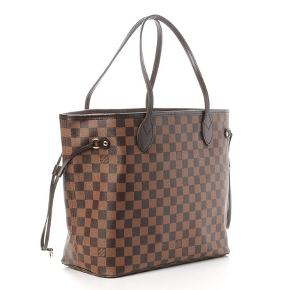 Louis Vuitton Damier Ebene Neo Neverfull MM Rose Ballerine 3 of 8