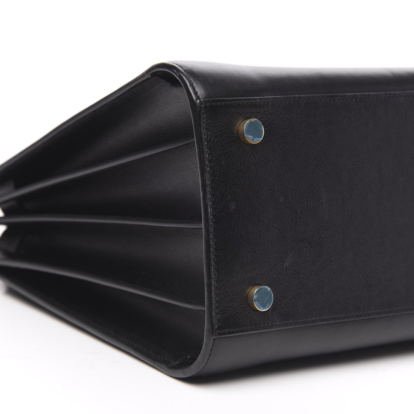 Calfskin Small Sac De Jour Black