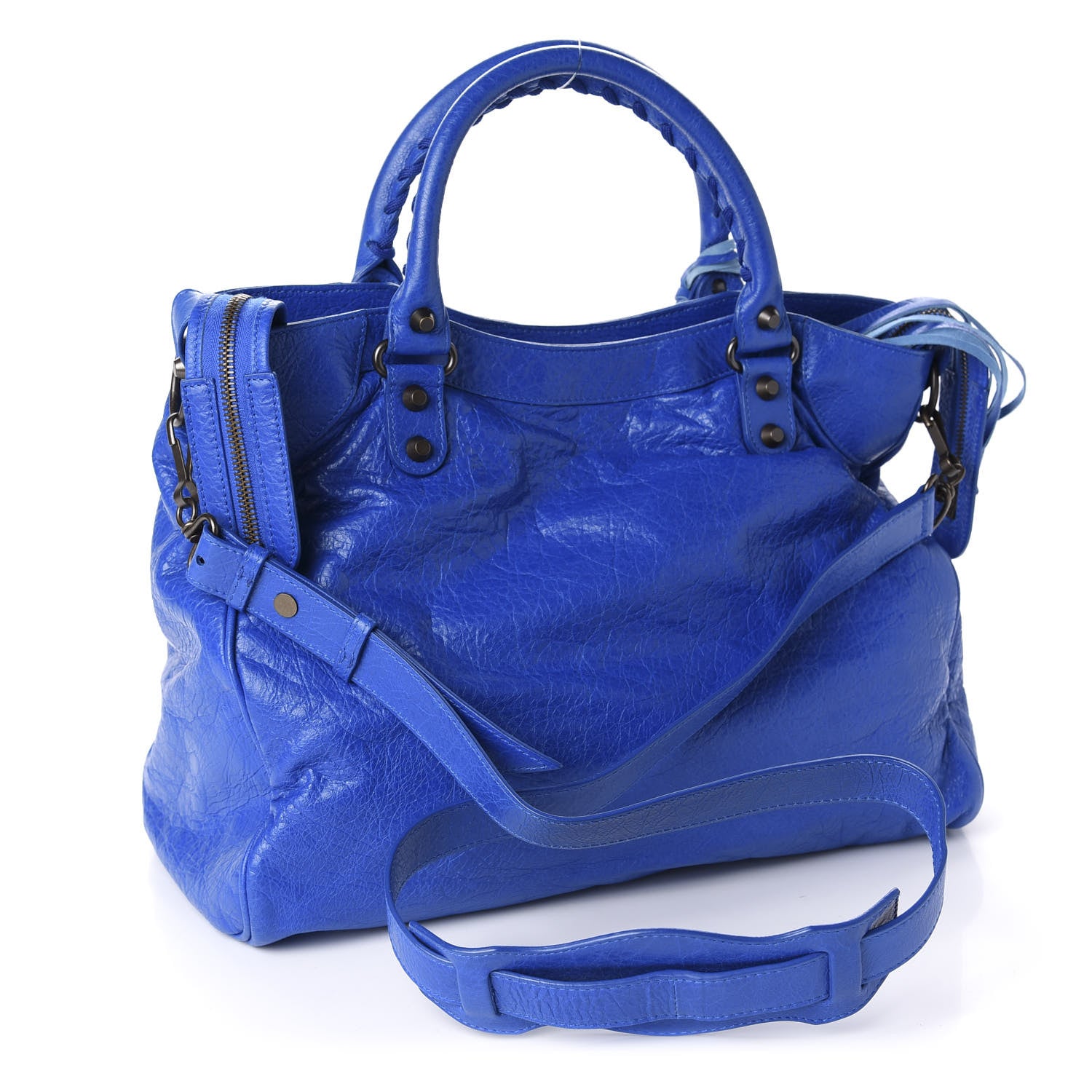 Balenciaga Agneau Classic Hardware Velo Bleu Lazuli 4 of 11