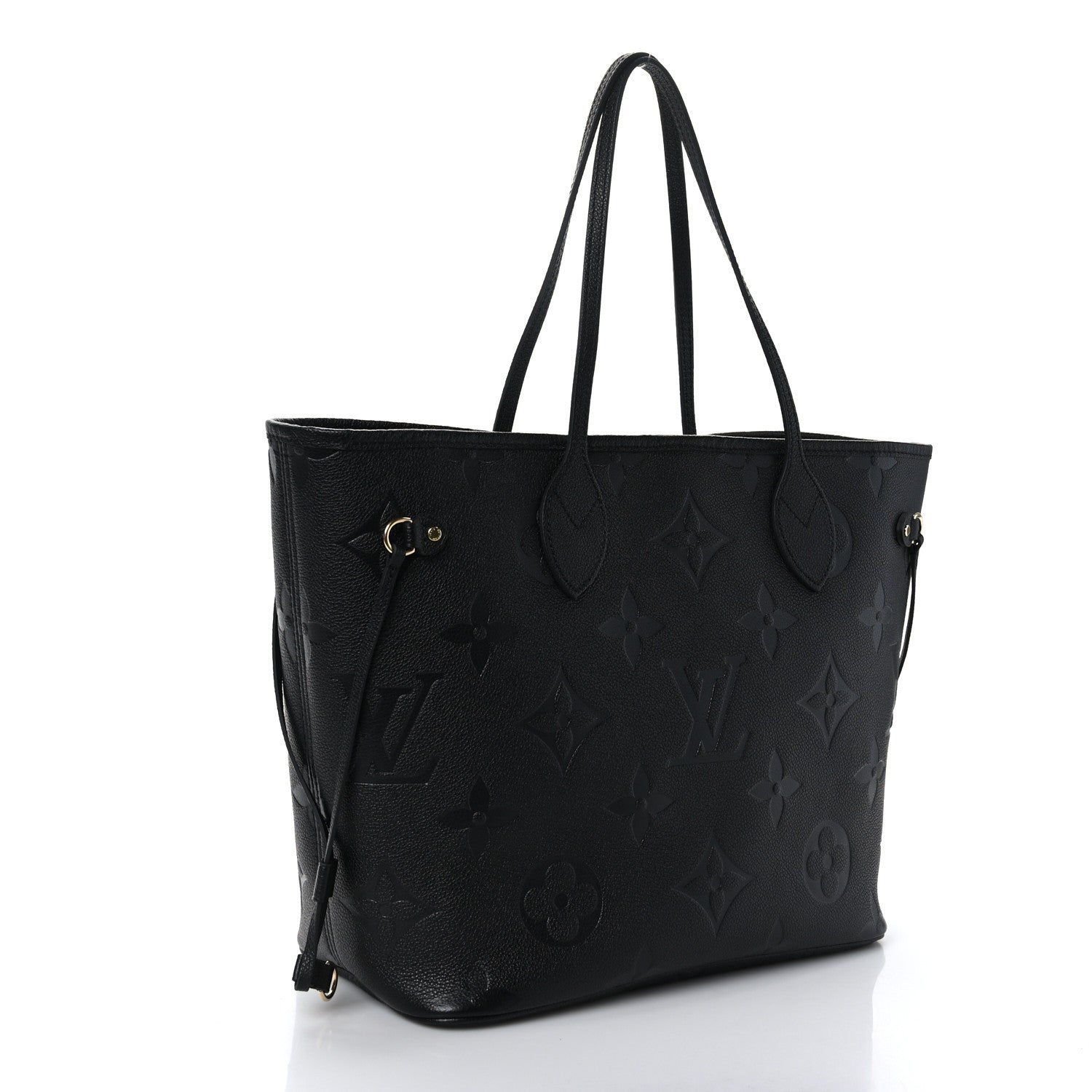 Louis Vuitton Empreinte Monogram Giant Neverfull MM Black 3 of 8