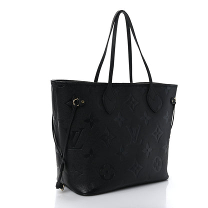 Louis Vuitton Empreinte Monogram Giant Neverfull MM Black 3 of 8