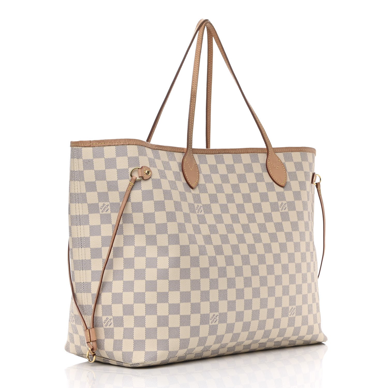 Louis Vuitton Damier Azur Neo Neverfull GM Rose Ballerine 4 of 14