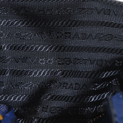Prada Saffiano Lux Small Promenade Bag Bleuette 8 of 10