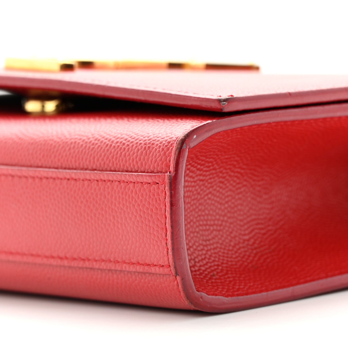 Grain De Poudre Small Monogram Kate Satchel Red