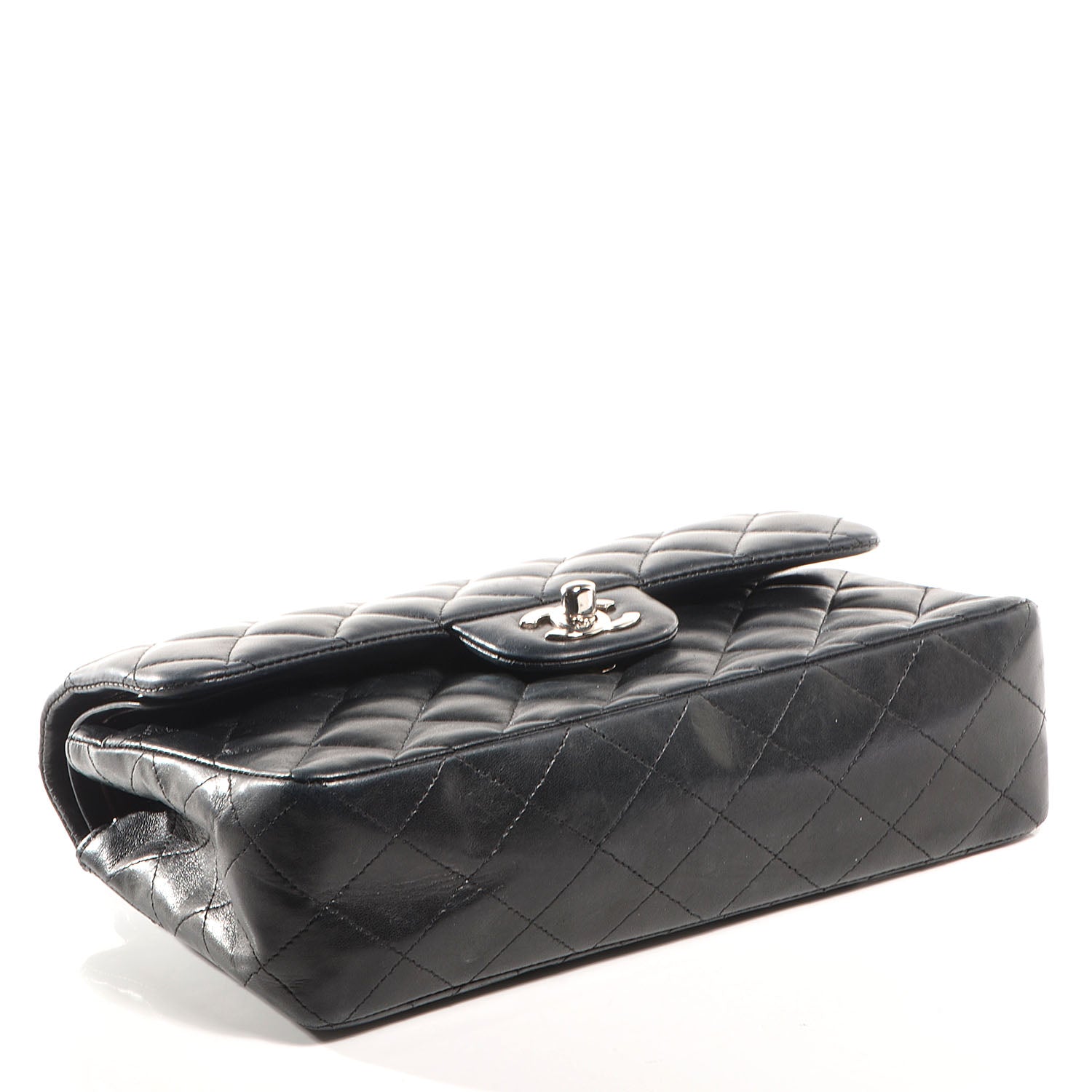 Chanel Lambskin Quilted Small Double Flap Black 4 of 9