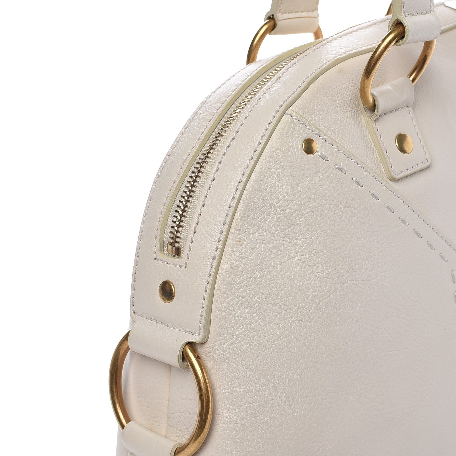 Saint Laurent Calfskin Medium Muse Ivory 11 of 12