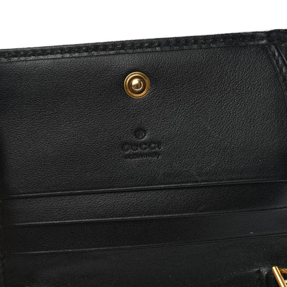 Gucci Calfskin Matelasse GG Marmont Mini Wallet On Chain Black 5 of 7