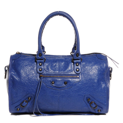 Balenciaga Agneau Classic Hardware Maxi Twiggy Bleuette 1 of 17