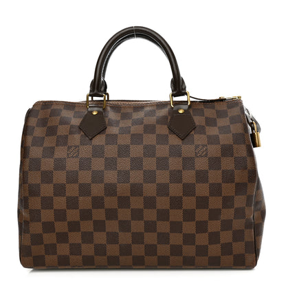 Louis Vuitton Damier Ebene Speedy 30 1 of 10