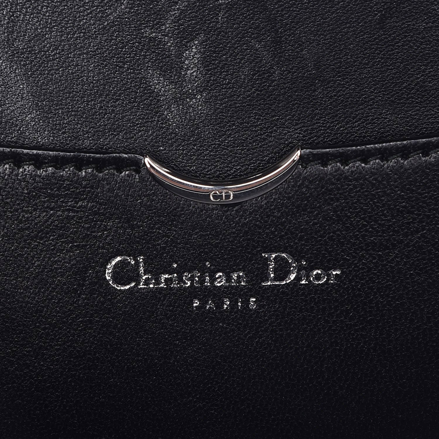 Christian Dior Calfskin Hair Leopard Print Clutch Brown 6 of 8
