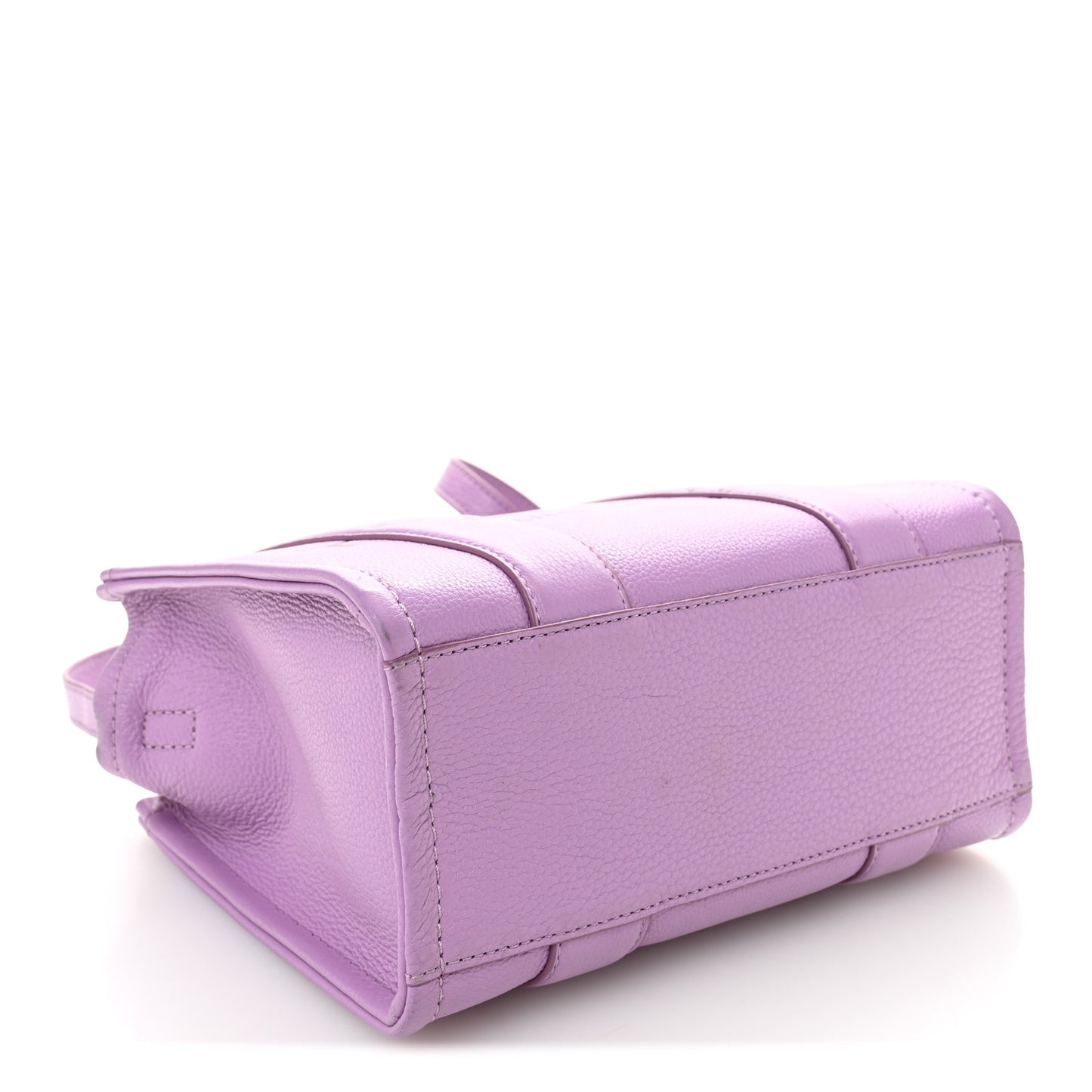 Grained Calfskin Small The Tote Bag Regal Orchid