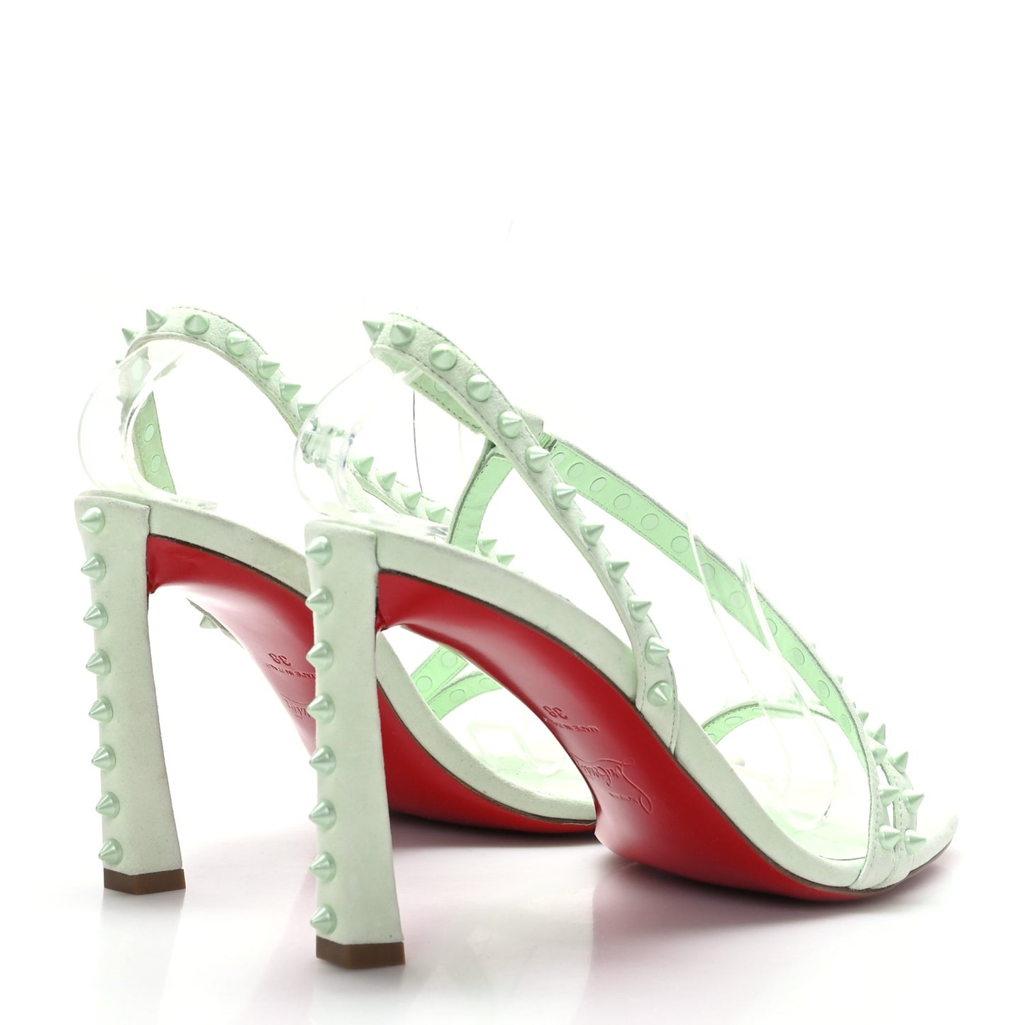 Suede Rosa Condorapik 85 Spike Sandals 38 Studio Green