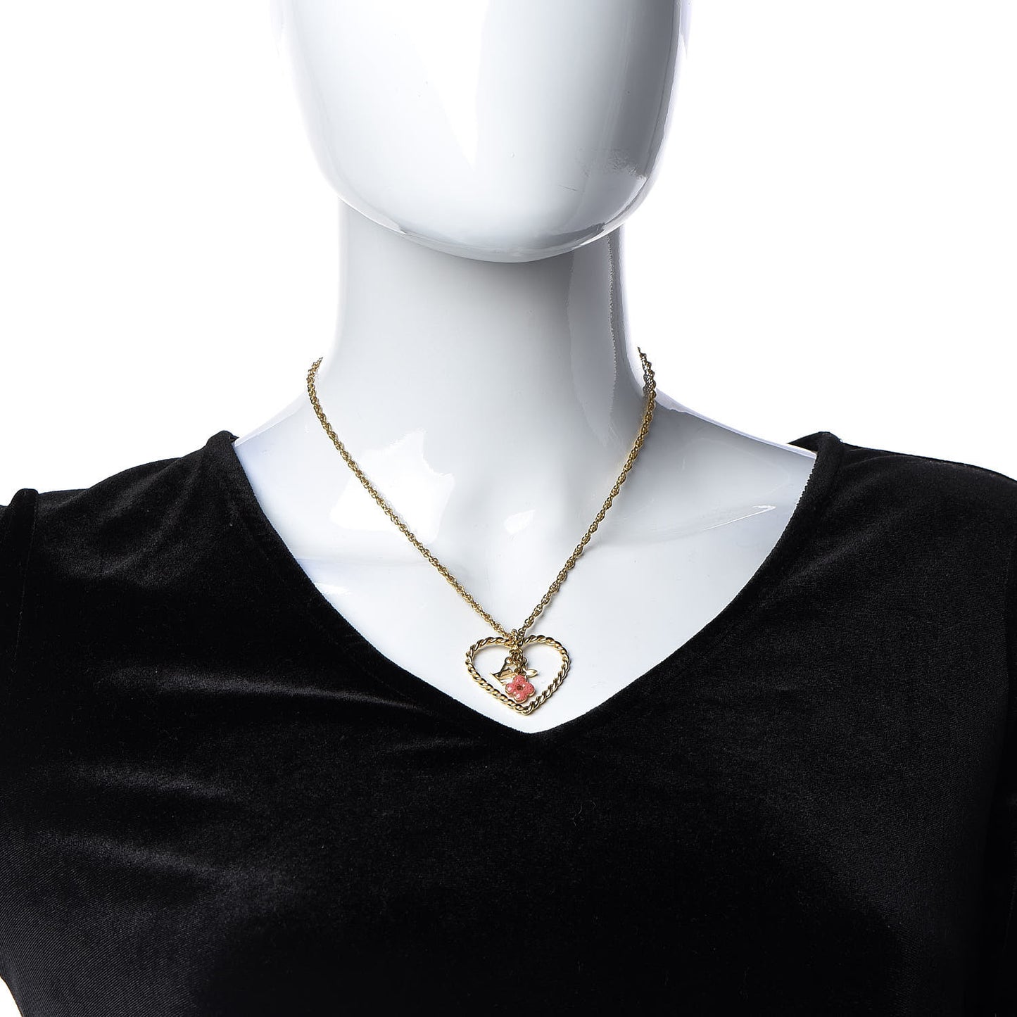 Sweet Monogram In My Heart Necklace