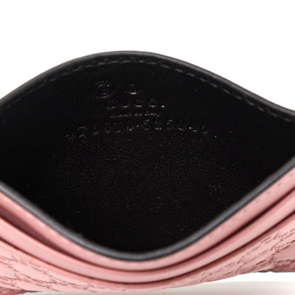 Gucci Microguccissima Card Holder Soft Pink 4 of 4