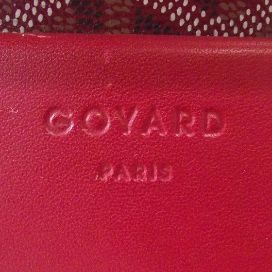 Goyardine Trolley MM Rolling Suitcase Red