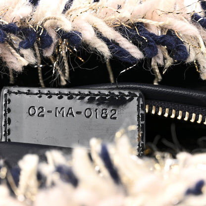 Christian Dior Tweed Fringe Medium Lady Dior Beige Multicolor 7 of 10