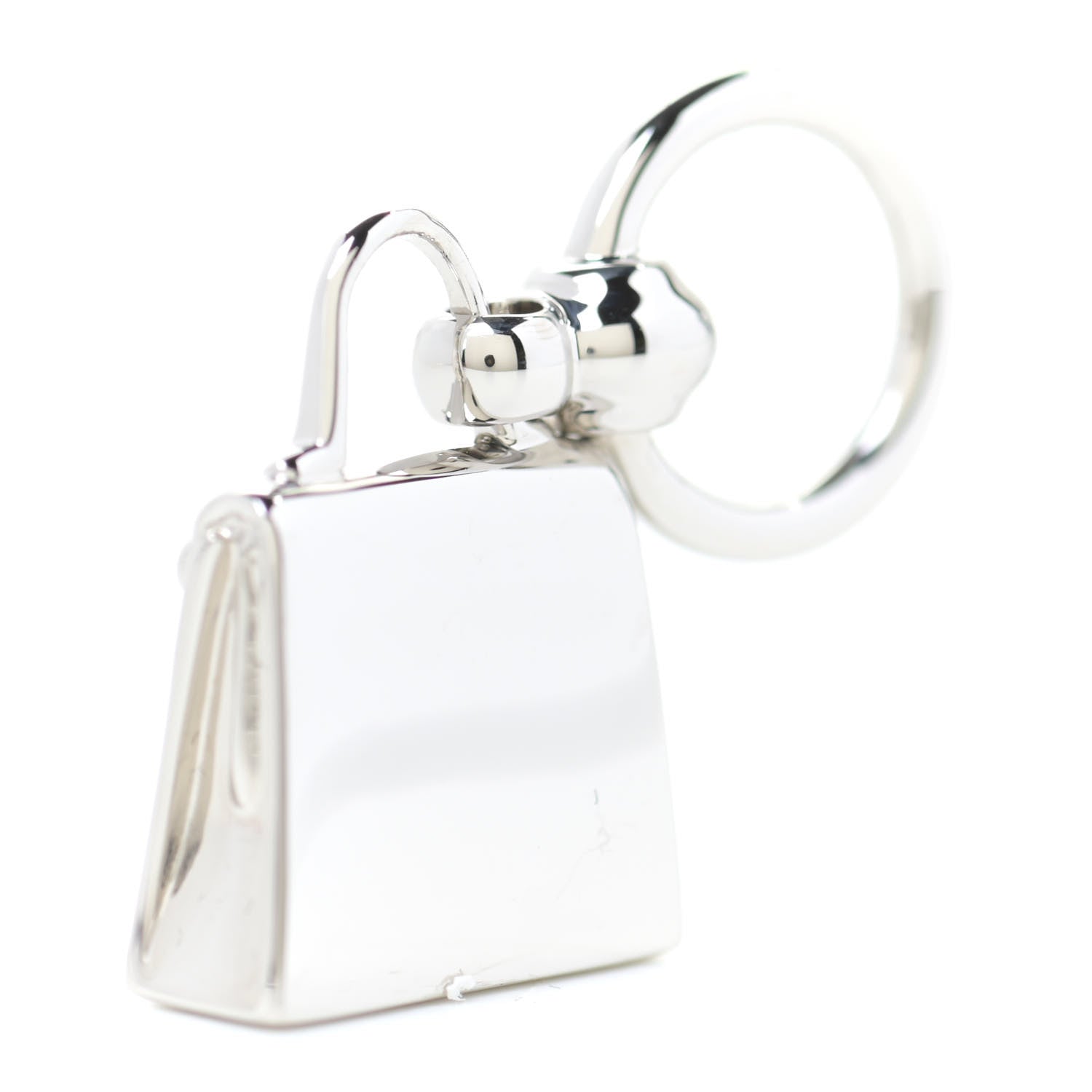 Hermes Palladium Mini Kelly Twilly Ring 3 of 6
