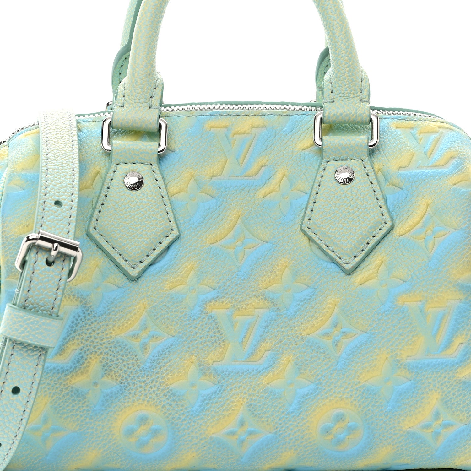 Louis Vuitton Empreinte Monogram Summer Stardust Speedy 20 Water Green 7 of 12
