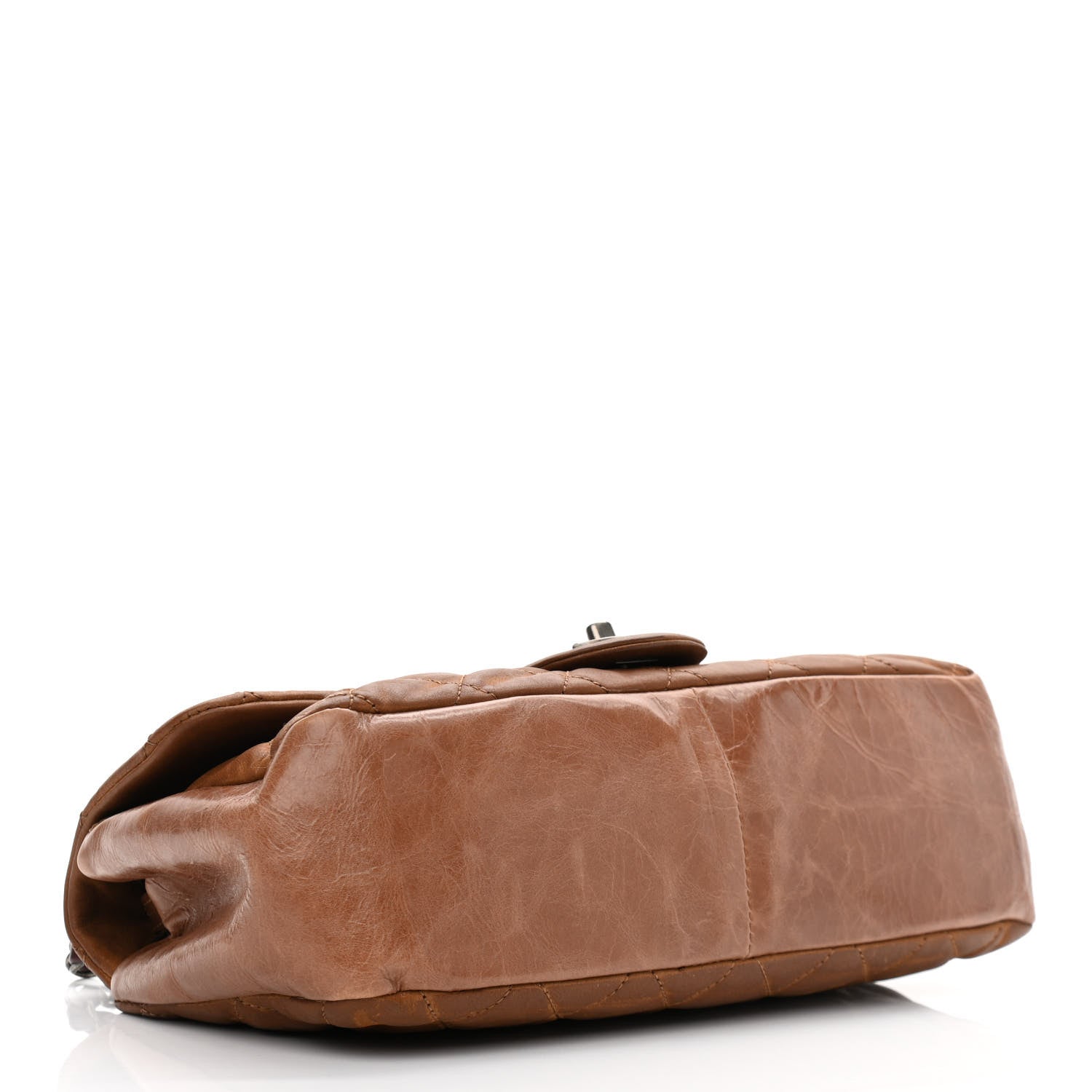 Chanel Iridescent Calfskin Medium In The Mix Flap Light Brown 3 of 12