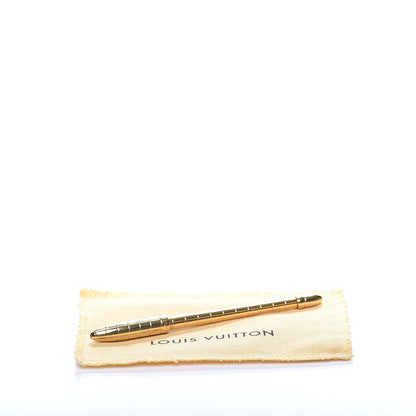 Louis Vuitton Agenda Ballpoint Pen Gold 5 of 5