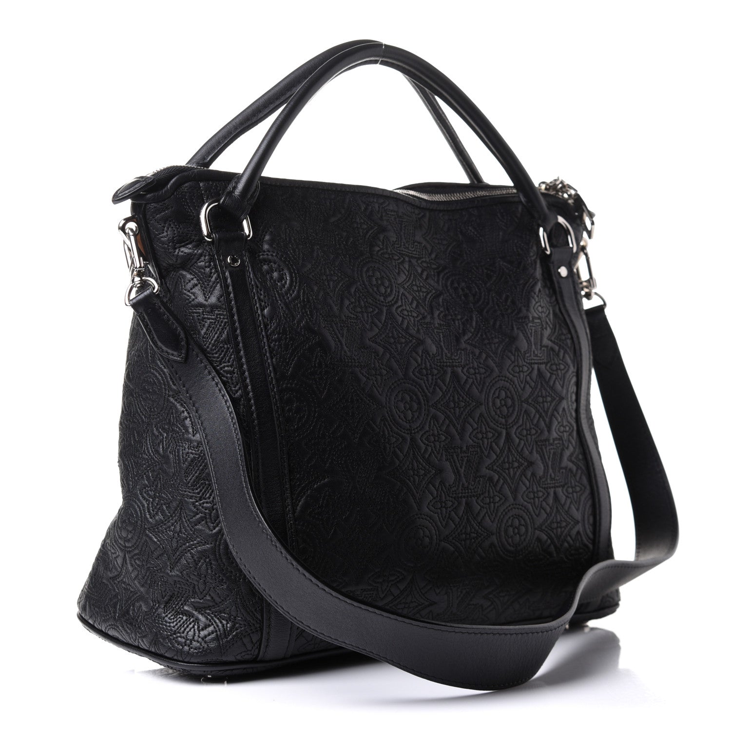 Louis Vuitton Monogram Lambskin Antheia Ixia PM Black 2 of 10
