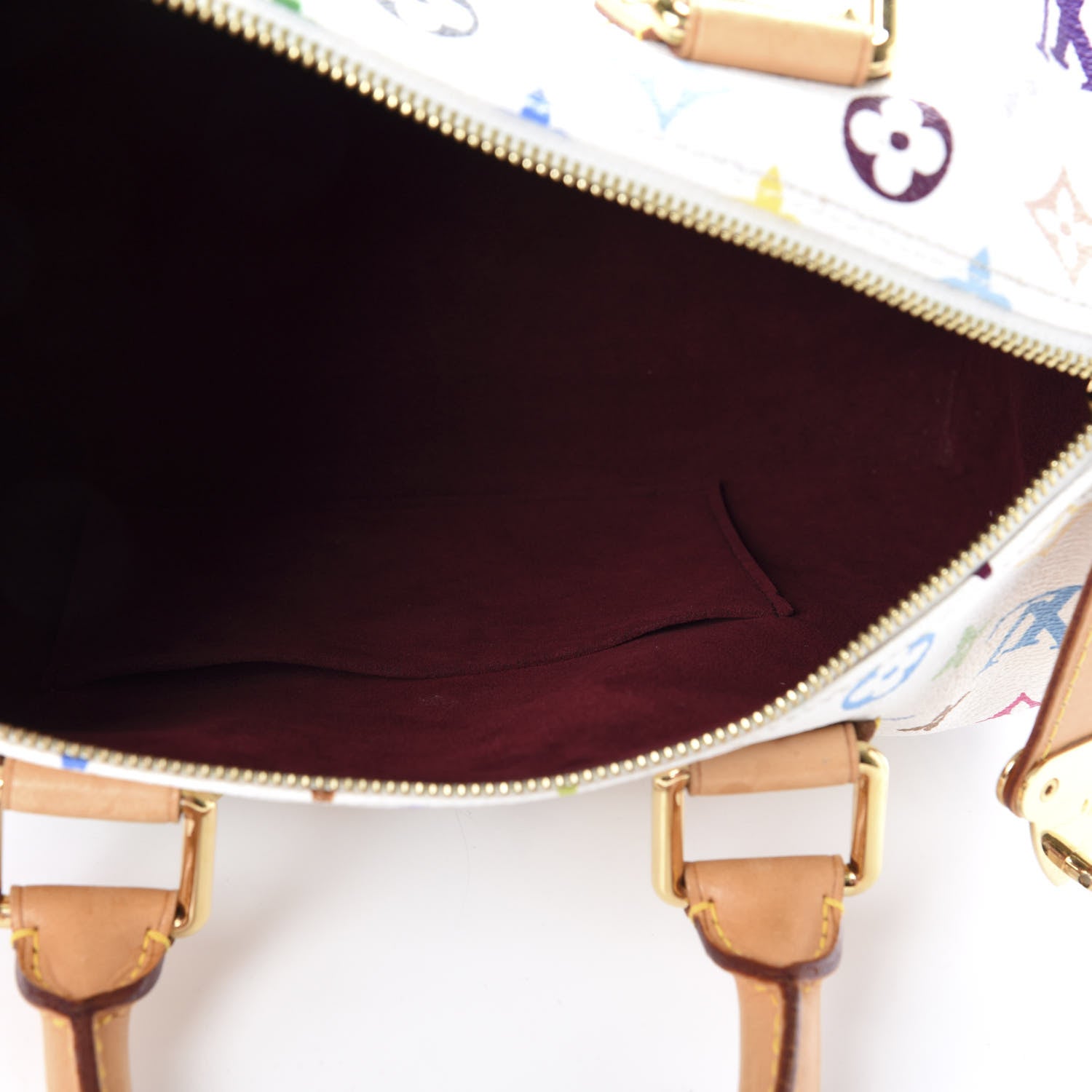 Louis Vuitton Monogram Multicolor Speedy 30 White 5 of 9