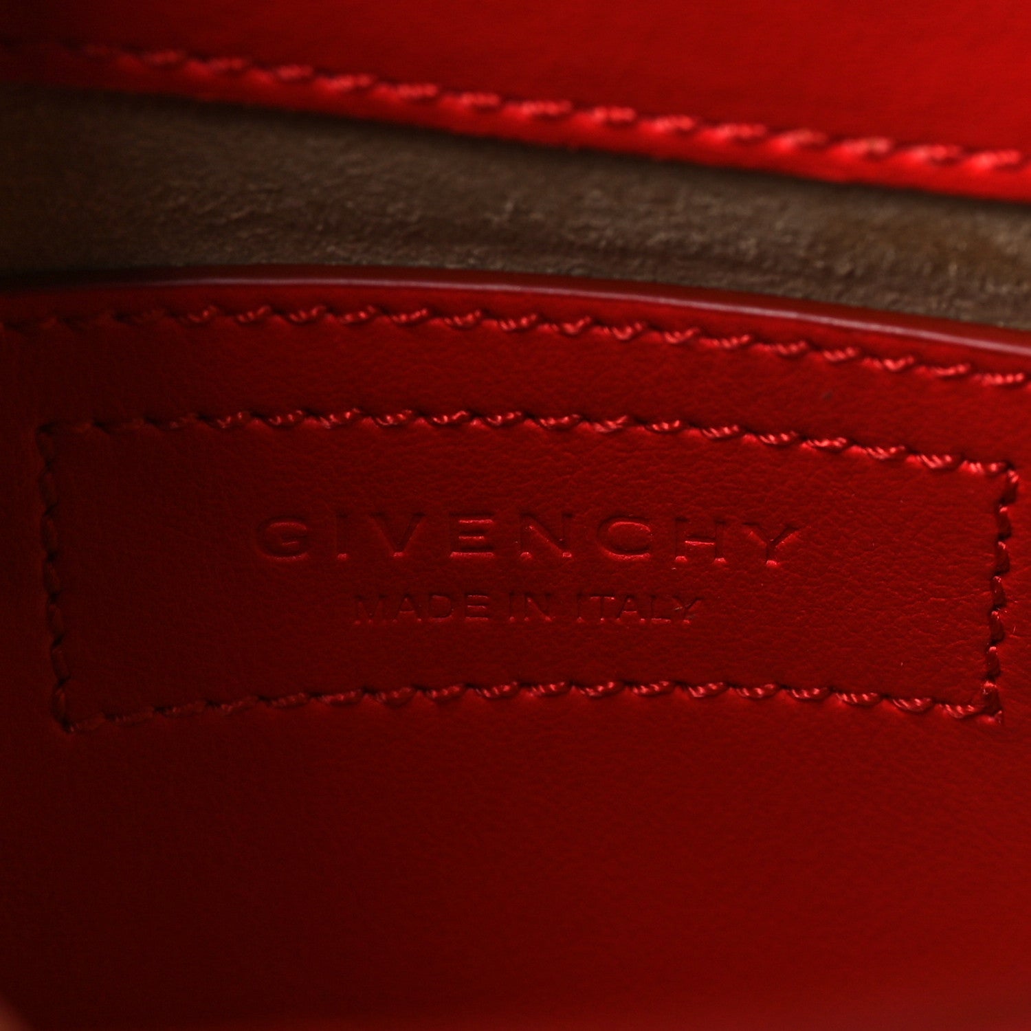 Givenchy Calfskin Mini Infinity Saddle Bag Medium Red 5 of 9