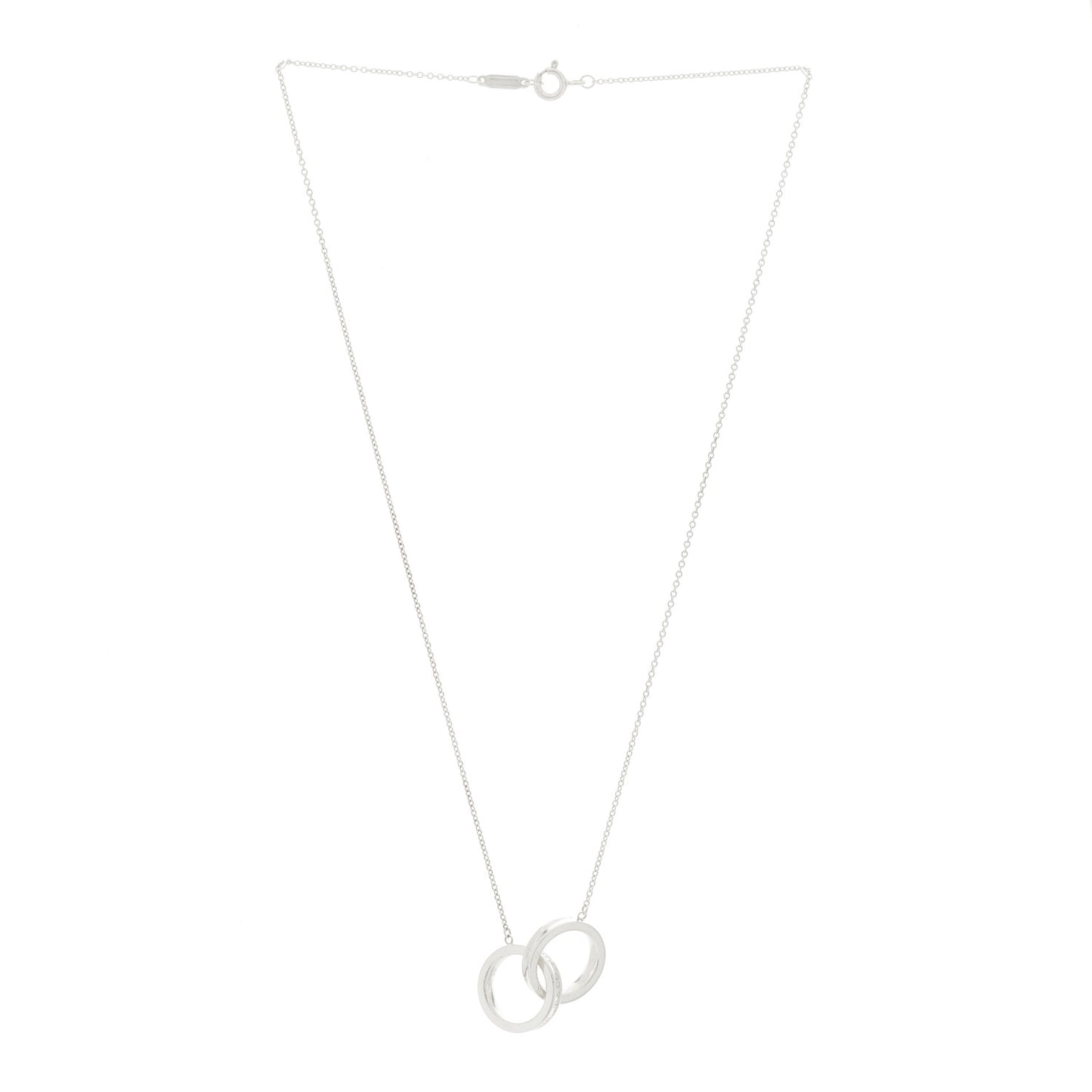 Sterling Silver 1837 Interlocking Circles Pendant Necklace
